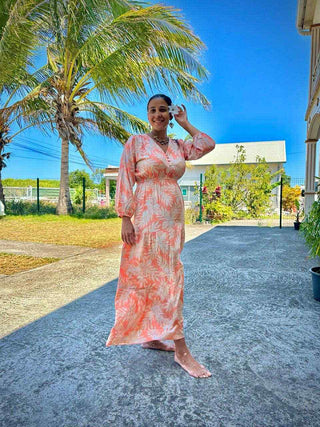 Robe Jessica coral - Taravana