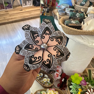 Fleur artisanale - Tatoo- Saumon