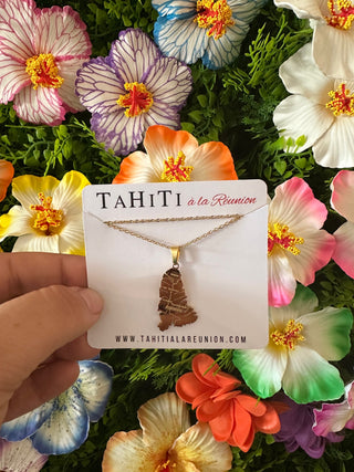 Collier île "Raiatea" - Acier inoxydable