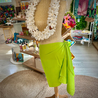 Paréo court - Vert pomme