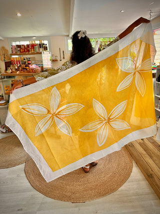 Pareo-TIARE TIPANIE-Jaune