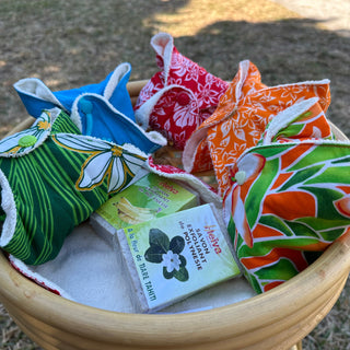 Lot de 2 savons + lingette microfibre - Heïva cosmétique