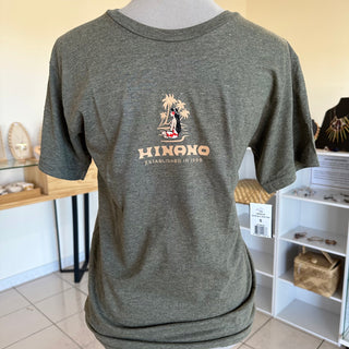 Tshirt - Hinano -  Hekaha Sage Blk Heather