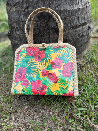 Panier rigide  - Artisanat Polynésien