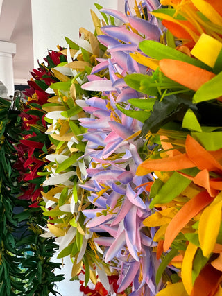 Couronne de fleur "Hei Riri" Orange