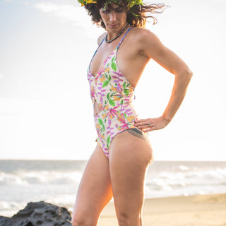 Maillot de bain 1 pièce réversible - Flyingcloud - Lilas