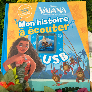 Livre Vaiana + Clé USB voix originales