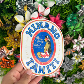 Stickers Logo Hinano - Ovale - 15cm x 10cm