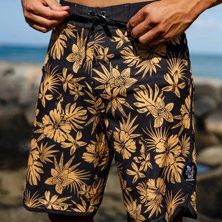 Short de plage Homme - Hinano -Kapoli - Black