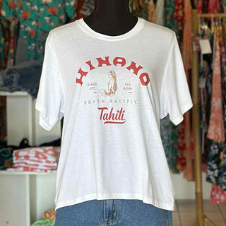 Top - HINANO - Paea white