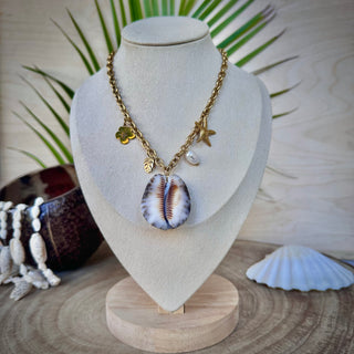 Collier acier inoxydable/breloques - Dépôt vente