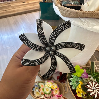 Fleur artisanale-Tatoo-Blanc