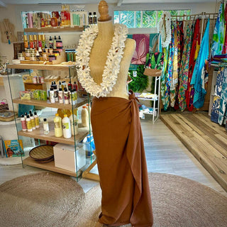 Paréo long - Marron