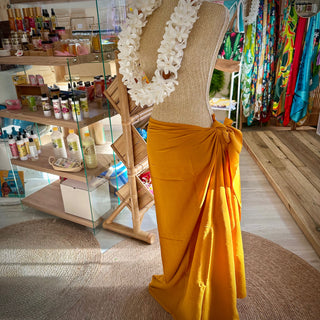 Pareo long - Moutarde