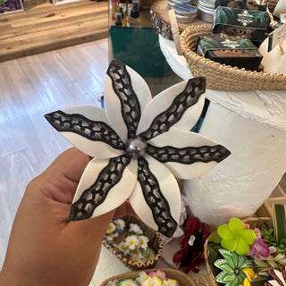 Fleur artisanale-Tatoo-Blanc