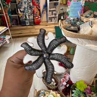 Fleur artisanale-Tatoo-Blanc