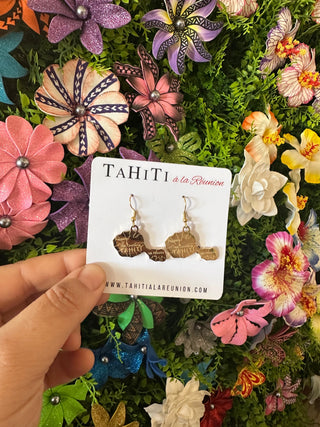 Boucles d’oreilles - Fenua - Acier inoxydable