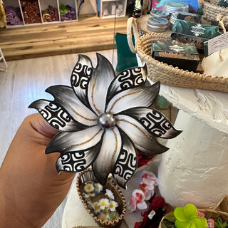 Fleur artisanale-Tatoo-Blanc