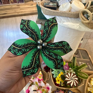 Fleur artisanale-Tatoo-Vert