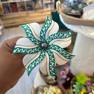 Fleur artisanale-Tatoo-Blanc