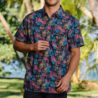 Chemise coupe droite - Hinano - Miller - Black
