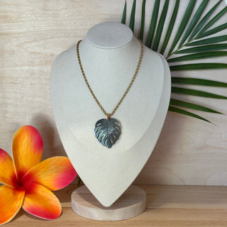 Collier nacre « Ape » - Acier inoxydable - Fait main