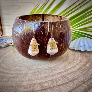 Boucles d’oreilles coquillages - Dépôt vente