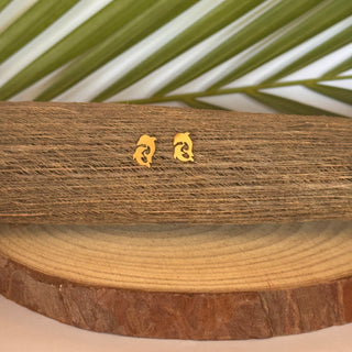Boucles d’oreilles tropicale "Toru" - Acier inoxydable