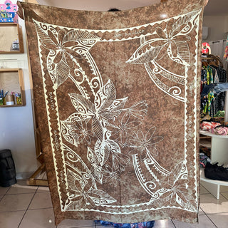 Paréo long à motifs