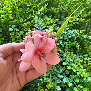 Poara Fleurs tropicales - Divers Coloris - 8 cm