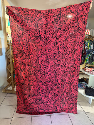 Paréo long à motifs