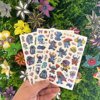 Planche tatouages éphémères - Stitch