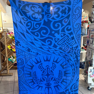 Paréo long à motifs