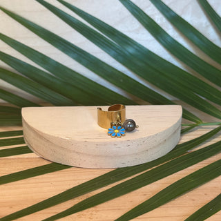 Bague ajustable breloque - Création de Tahiti à la Réunion