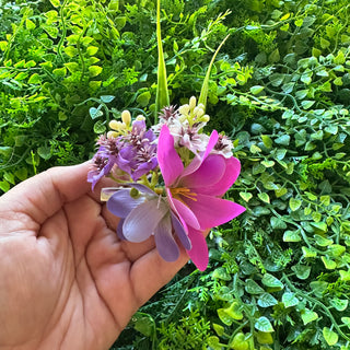 Poara Fleurs tropicales - Divers Coloris - 8 cm