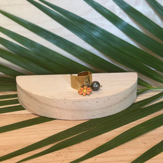 Bague ajustable breloque - Création de Tahiti à la Réunion