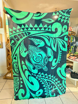 Paréo long à motifs
