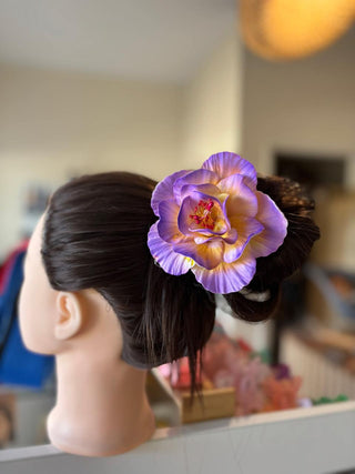 Pique à cheveux - Hibiscus double