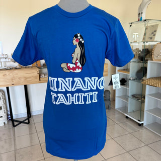 Tshirt - Hinano -  Classic Royal blue