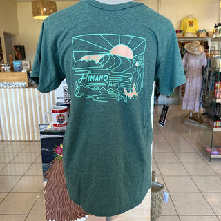Tshirt - Hinano - Manatini  Mint  Black Htr