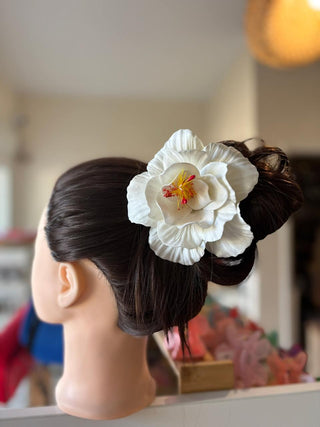 Pique à cheveux - Hibiscus double