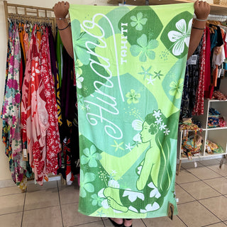 Serviette de plage - Hinano -Pitate-Avocado