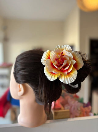Pique à cheveux - Hibiscus double
