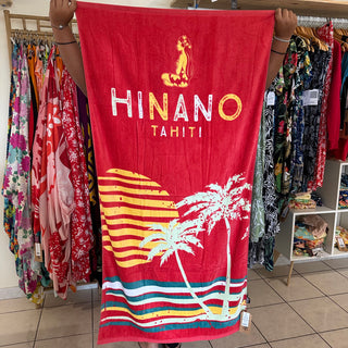 Serviette de plage - Hinano -Hotera-Terracota