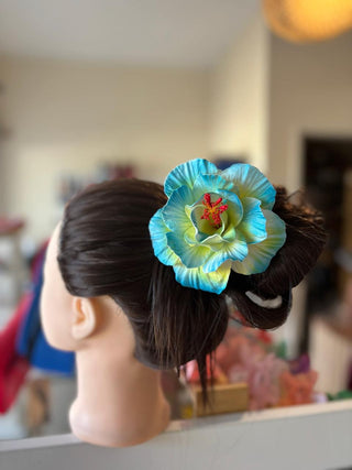 Pique à cheveux - Hibiscus double