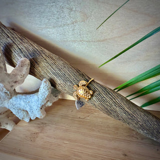Bague ajustable minimaliste - "La tortue de Mia" - Acier inoxydable