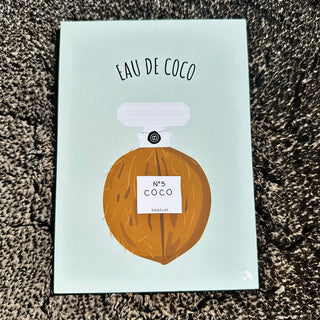 Carte postale - Eau de coco - Dépôt vente