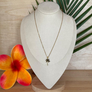 Collier - Cocotier "Mauani" - Acier inoxydable