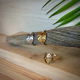 Bague Fleur - Sena - Acier Inoxydable