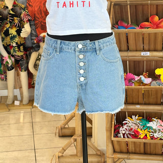 Short Jean - Hinano - Ratere Light blue